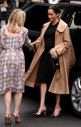 Meghan Markle Wore a Thing: $35 H&M Maternity Dress Edition - Fashionista