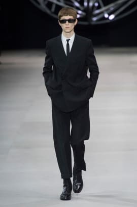 Hedi Slimane's First Men's Collection for Celine Is Exactly What You ...