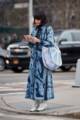 The Street Style Crowd Played With Color Coordination on Day 6 of New York  Fashion Week - Fashionista