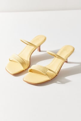 mule slides heel