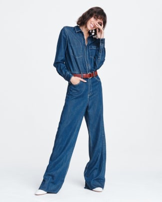 13 Denim Jumpsuits on Sale That You'll Want To Wear on Repeat - Fashionista