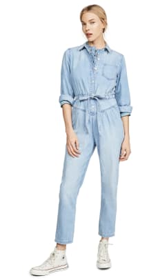 13 Denim Jumpsuits on Sale That You'll Want To Wear on Repeat - Fashionista