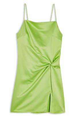 topshop green dress