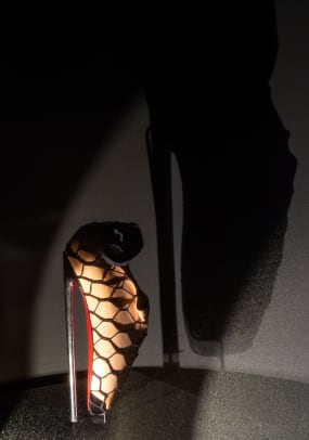 Christian Louboutin S New Paris Exhibit Looks Beyond The Red Sole And Into The Man Behind It Fashionista