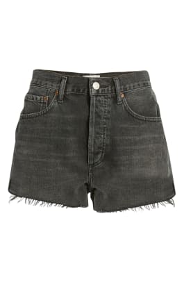 agolde parket cutoff denim shorts