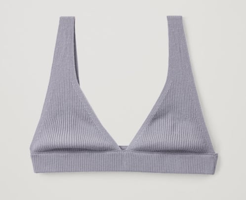 A mildly unnecessary cashmere bralette : r/knitting