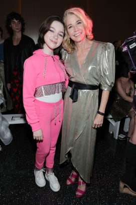 Alexa Swinton and Candace Bushnell at Christian Cowan And Just Like That at New York Fashion Week Fall 2022 2