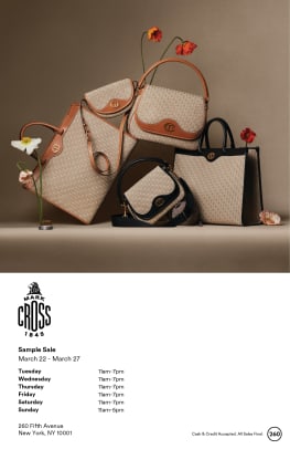 Mark Cross Sample Sale, March 22nd - 27th, NYC - Fashionista