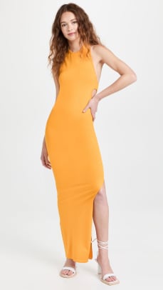 simon miller orange dress