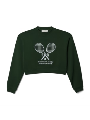 THE WILLIAMS CROPPED CREW IN GREEN - RECREATIONAL HABITS