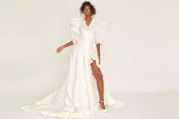 The 12 Top Bridal Trends For Spring 22 Include Bridgerton Inspiration And Wedding Nap Dresses Fashionista