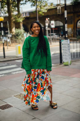 The Street Style Crowd Went Preppy on Day 2 of London Fashion Week