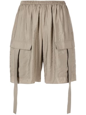 Lapointe Cargo-Pocket Crinkel Shorts, $490
