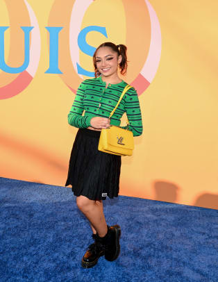 Emma Chamberlain at Louis Vuitton 200 Trunks 200 Visionaries