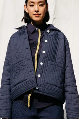 Nikki Chasin Fein Reversible Quilted Jacket, $328