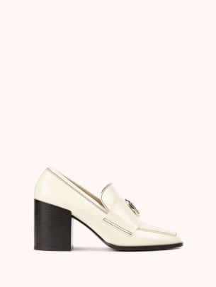 pompeii white trench loafers
