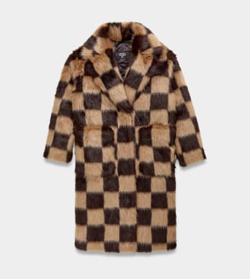 Ugg Avaline Faux Fur Coat Novelty, $348
