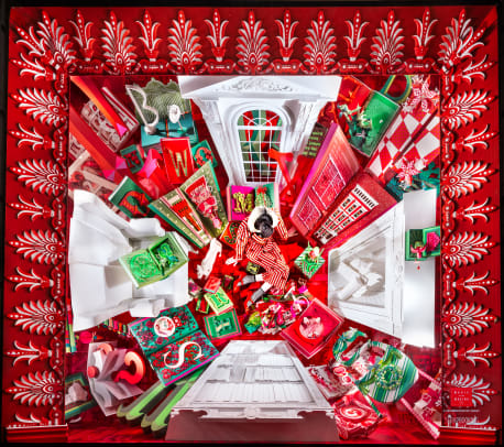 Bergdorf Goodman Holiday Windows 2022 by Ricky Zehavi 6