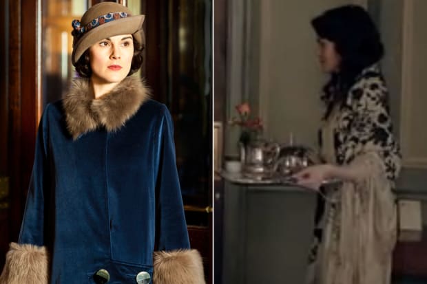 Downton Abbey to downtown shabby  Lady Mary pops into TK Maxx (in a pair  of £870 Gucci tracksuit trousers) - PressReader