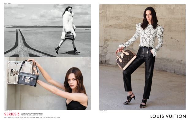 Print Ad - Alicia Vikander for Louis Vuitton, photo, bag, fashion, model