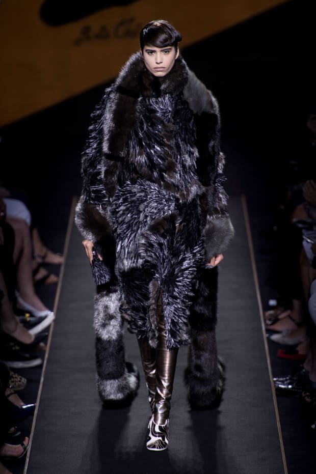Fendi OneMillion Dollar Fur Coat Karl Lagerfeld Couture