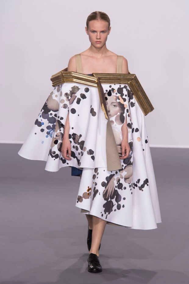 Viktor Rolf Took The Fashion As Art Theme Very Literally At Its Couture Show Fashionista