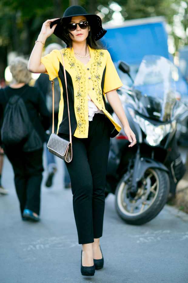 Paris Fashion Week Street Style Day 1: Quilty Tops and Brisk Winds