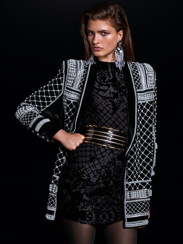 The Full Balmain x H&M Look is Here, Officially - Fashionista