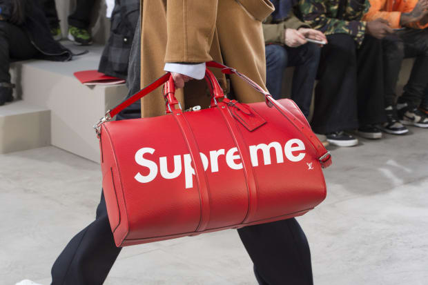 Supreme Handbag Louis Vuitton Duffel Bags, bag, luggage Bags