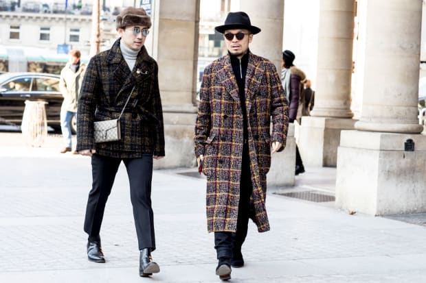 Statement Scarves and Gucci Logos Were Street Style Favorites at Men's  Fashion Week in Paris - Fashionista