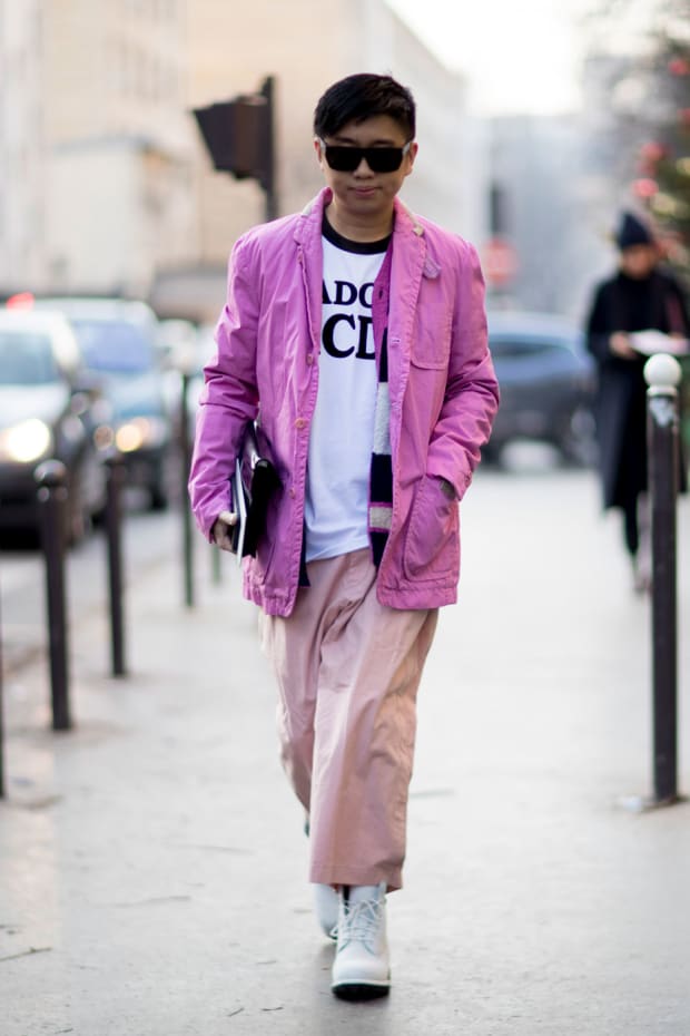 Statement Scarves and Gucci Logos Were Street Style Favorites at Men's  Fashion Week in Paris - Fashionista