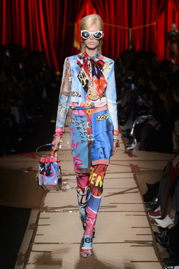 The Moschino Fall 2017 Collection Was Literally Inspired by Trash