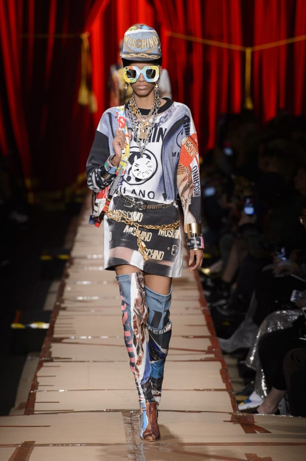 Moschino Sent Models Wearing Literal Trash Down The Runway