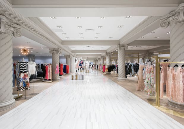 The New Lord & Taylor Dress Shop in NYC
