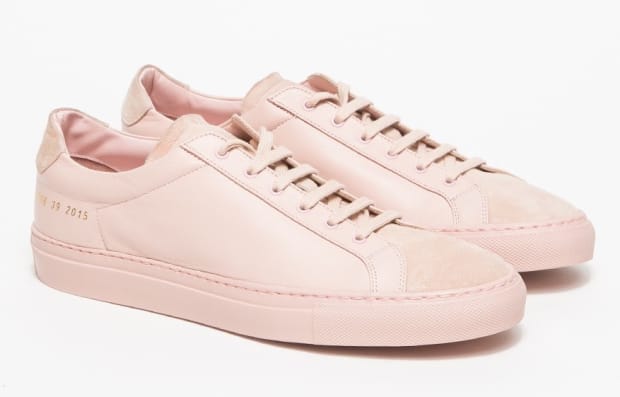 blush pink tennis shoes