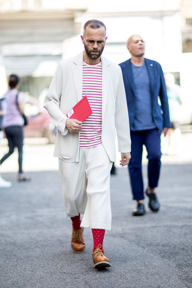 White Graphic T-Shirts Were Everywhere at Milan Men's Fashion Week -  Fashionista