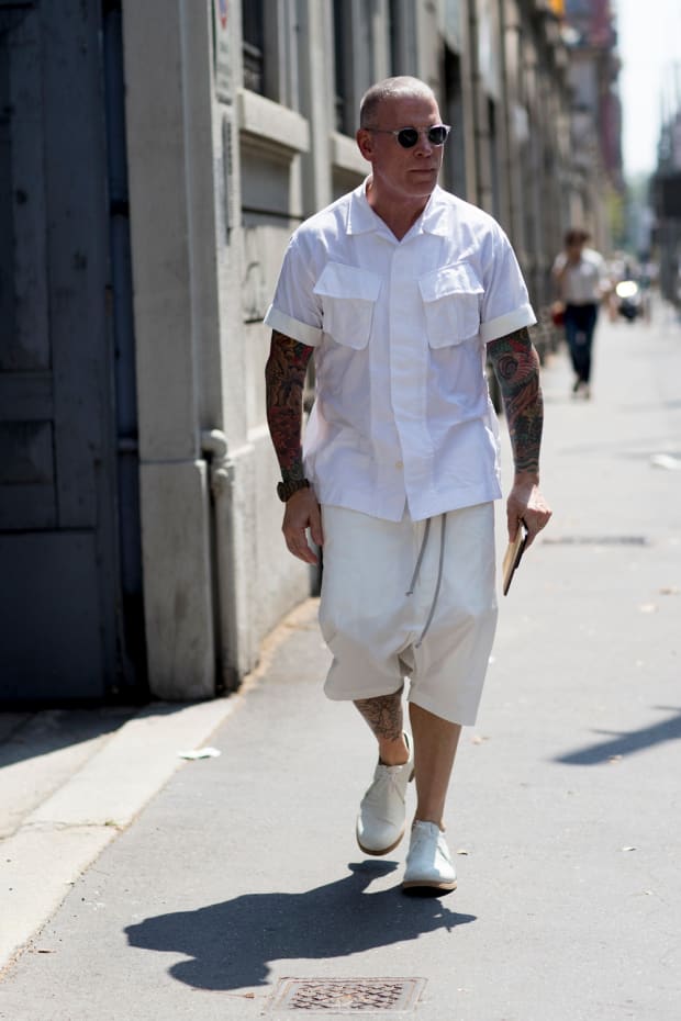 White Graphic T-Shirts Were Everywhere at Milan Men's Fashion Week -  Fashionista