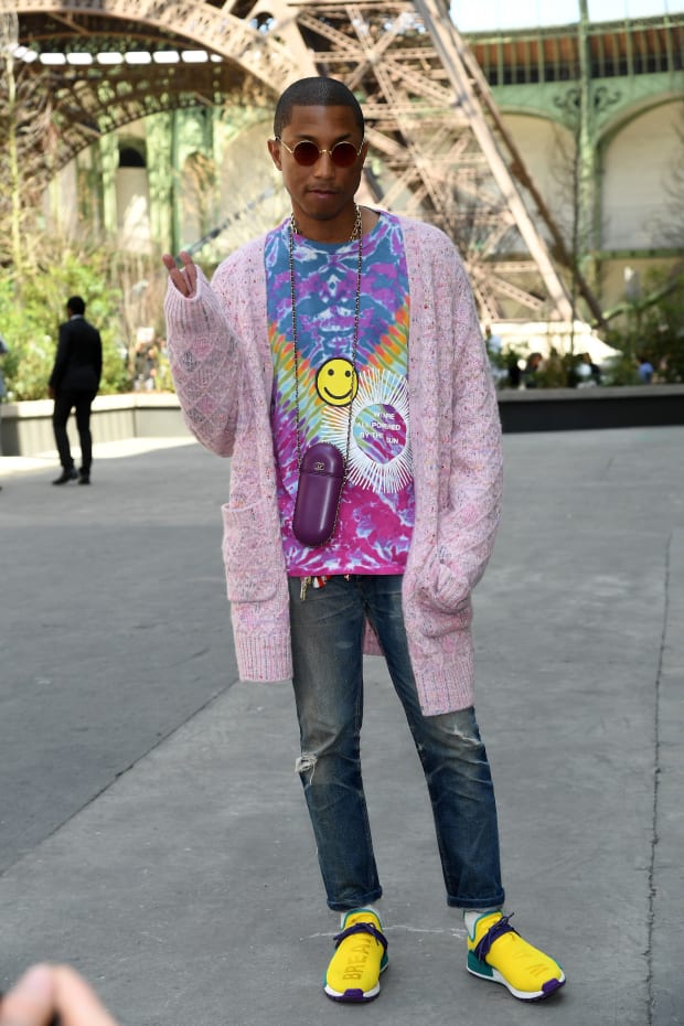 Front Row at CHANEL for PFW2016 with Pharrell Williams 