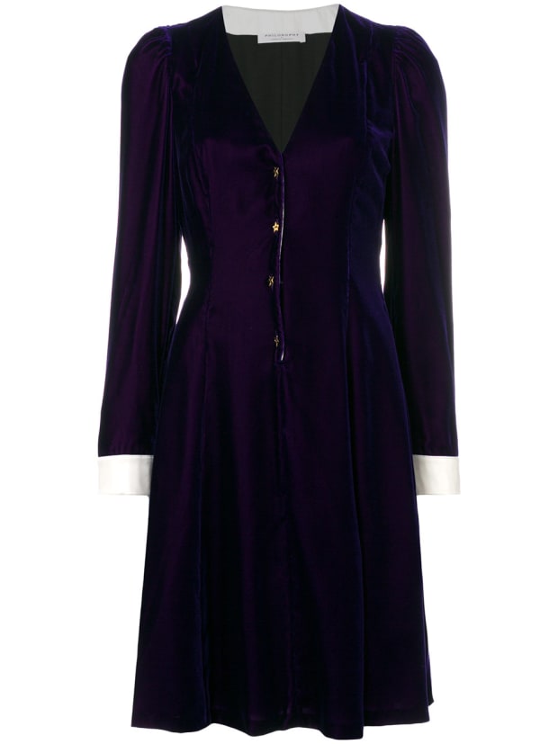 philosophy velvet dress