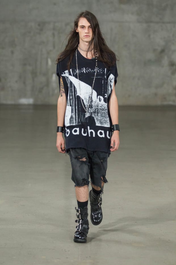 R13 Kicks Off an '80s Goth Runway Show With Stephen Sprouse