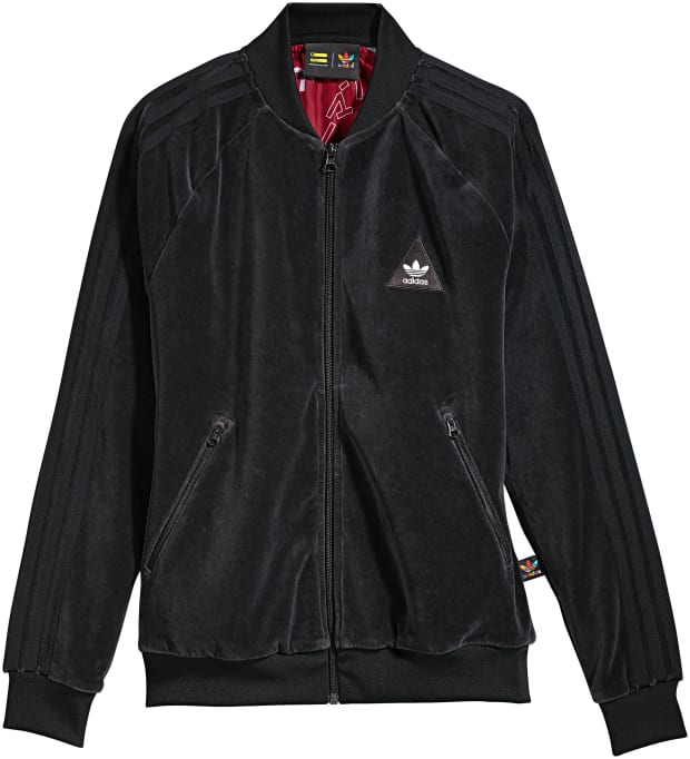 adidas pharrell leather jacket