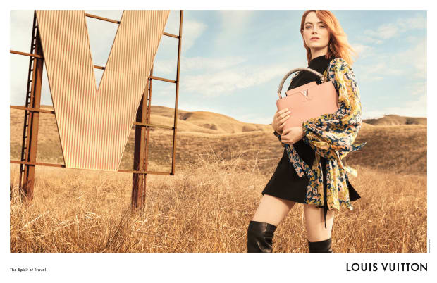 Celebrity Lifestyle - Emma Stone – Louis Vuitton 2020 Pre Fall