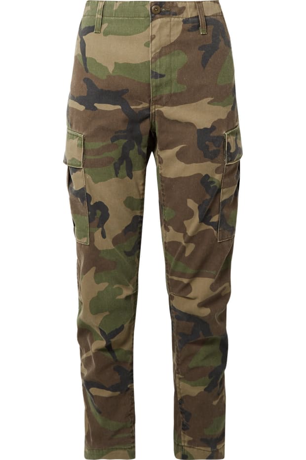 designer camouflage pants