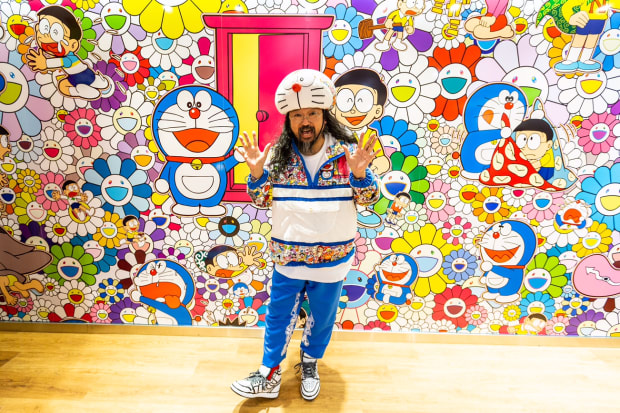 Takashi Murakami in costume (for the Macy's