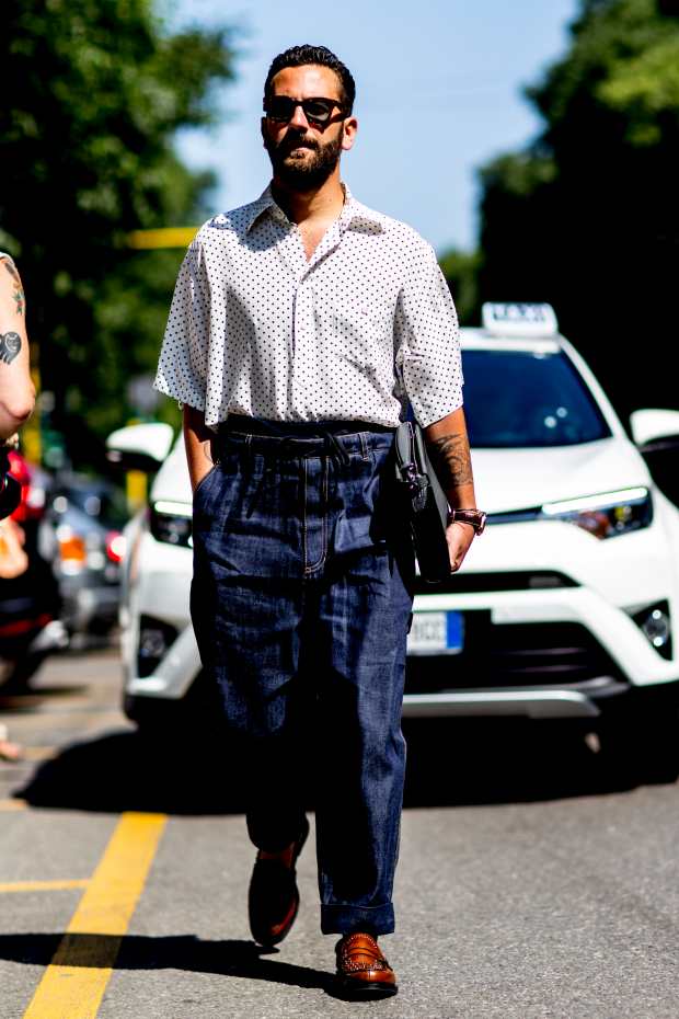 Showgoers Wore All Sorts of Camp Shirts at Milan Men's Fashion Week -  Fashionista