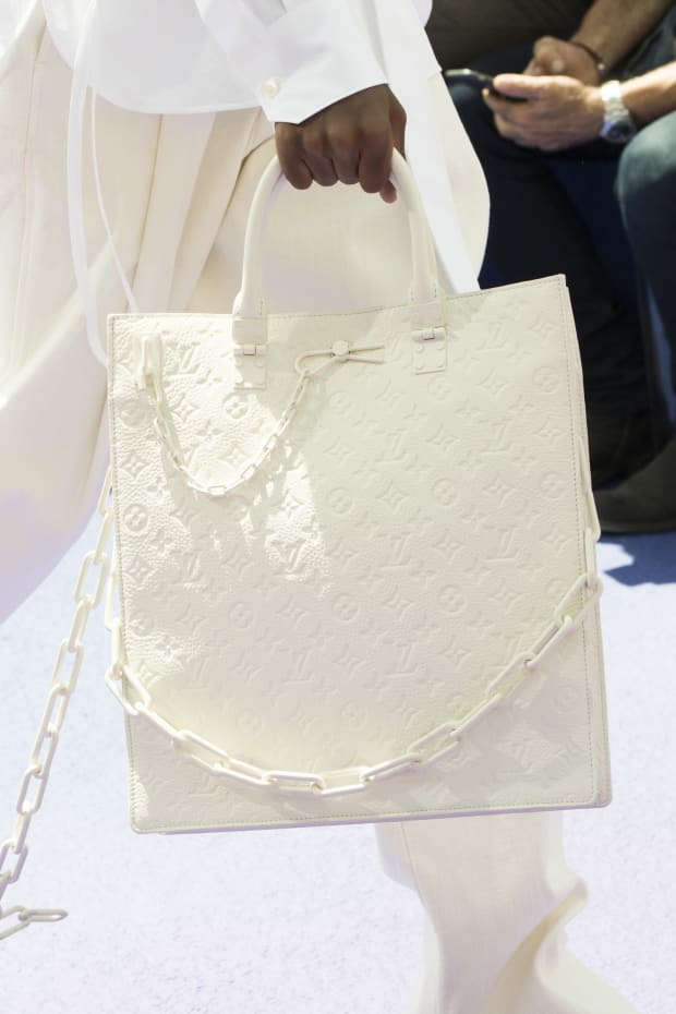 Bonhams : Louis Vuitton and Virgil Abloh Powder White Monogram Sac Plat,  Defile Homme Spring 2019, (Includes dust bag )