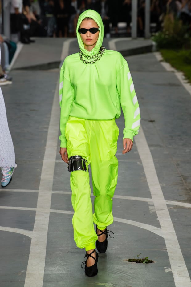 The Off-White Spring 2019 Show Highlighted the Inimitable Power and  Expression in Sport - Fashionista