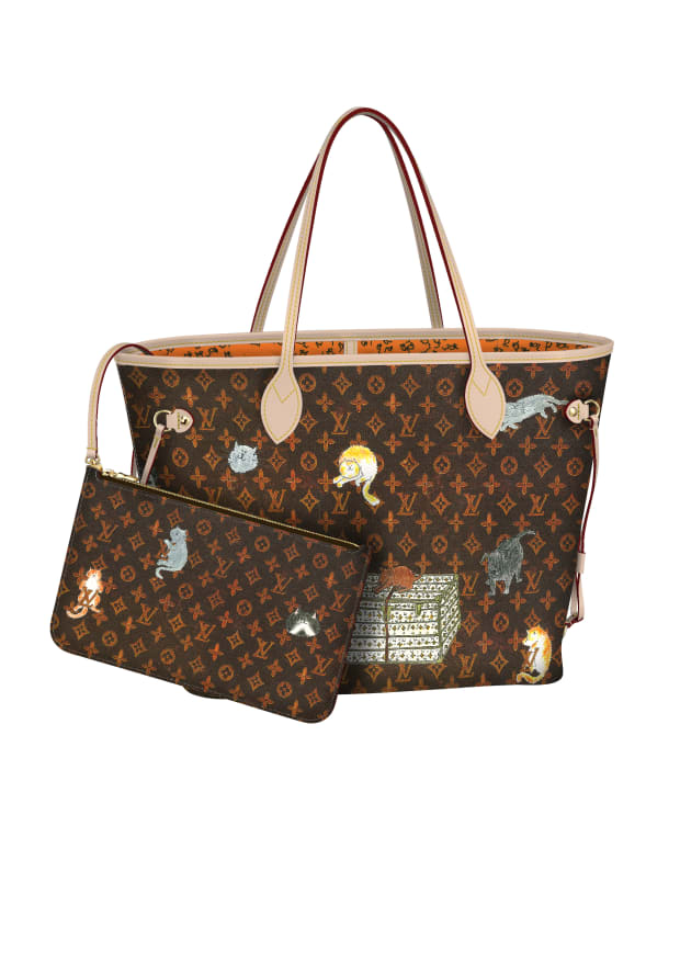 See Every Item From the Cat-Covered Louis Vuitton X Grace Coddington  Capsule Collection - Fashionista