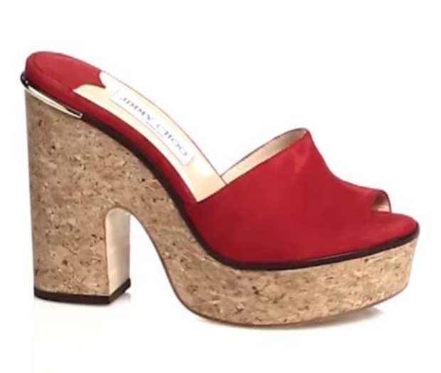 cork platform shoes