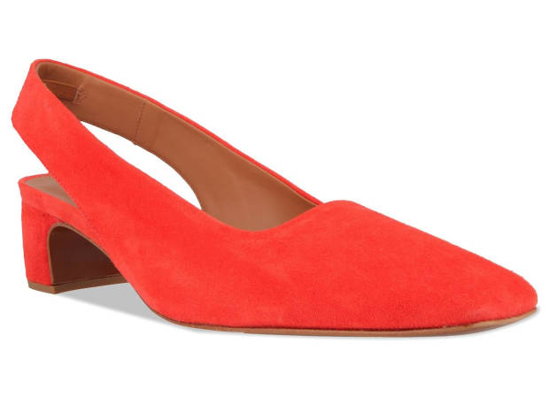 trendy red shoes